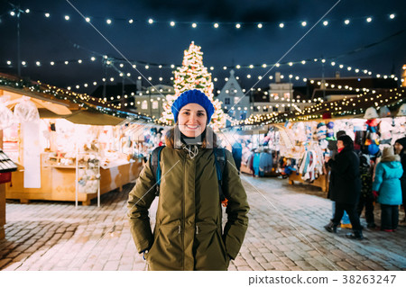 Tallinn, Estonia. Young Beautiful Pretty Caucasian 38263247