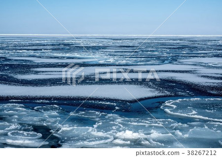 Sea ice and ice in the Sea of Okhotsk 38267212