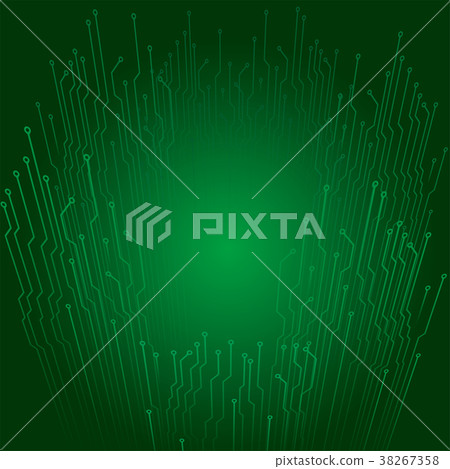 Image of computer circuit wiring land 38267358