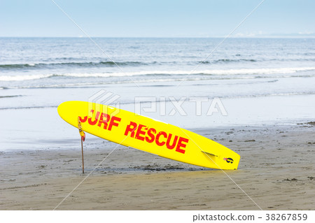 Shonan Beach Yellow Rescue Board 38267859