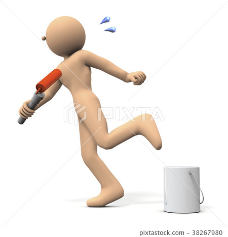 用油漆塗鴉的人物 用油漆塗鴉的人物 38267980