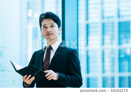 Middle business man Middle business man 38268278