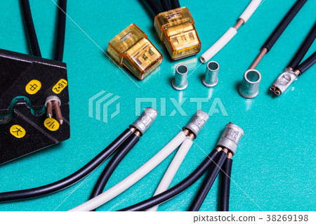 Image of electrical work. Image of electrical work. 38269198
