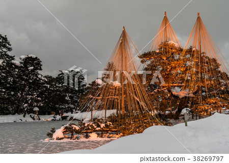 Snow scene and light up of Kenrokuen Snow scene and light up of Kenrokuen 38269797