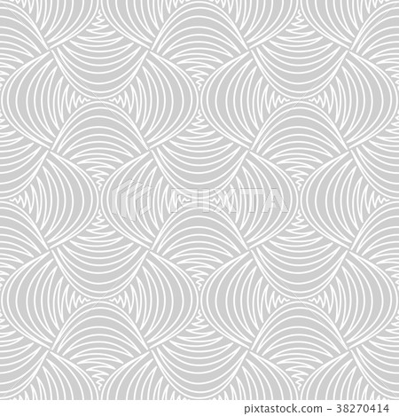 The geometric pattern with wavy lines. Seamless The geometric pattern with wavy lines. Seamless 38270414