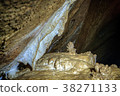 Wonderful stone formations inside a cave 38271133