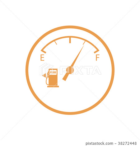 Stylized icon of the automobile fuel sensor Stylized icon of the automobile fuel sensor 38272448