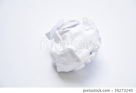 Crumpled white paper roll texture Crumpled white paper roll texture 38273240