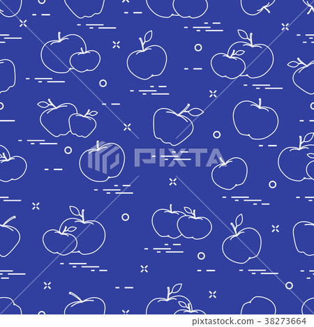 Apples juicy fruit Seamless pattern. Apples juicy fruit Seamless pattern. 38273664