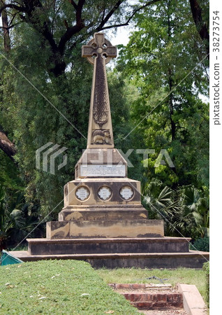 Ancient Stone Cross in Lucknow, India Ancient Stone Cross in Lucknow, India 38273754