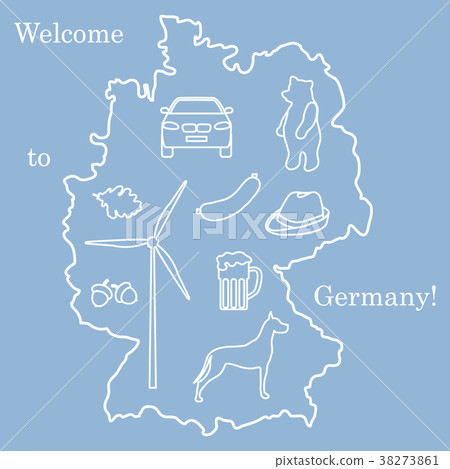 various symbols of Germany Travel and leisure. 38273861