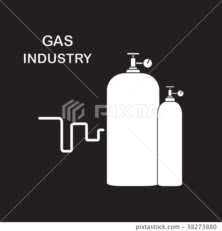 Gas cylinders Gas industry. Gas cylinders Gas industry. 38273880
