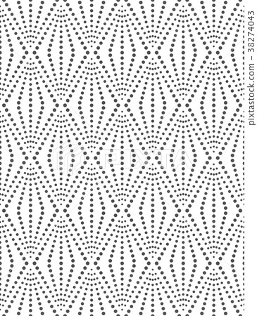 Abstract geometric pattern with points. A seamless - Stock Illustration ...