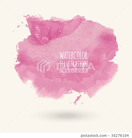 Abstract watercolor blob on white background. Abstract watercolor blob on white background. 38276184