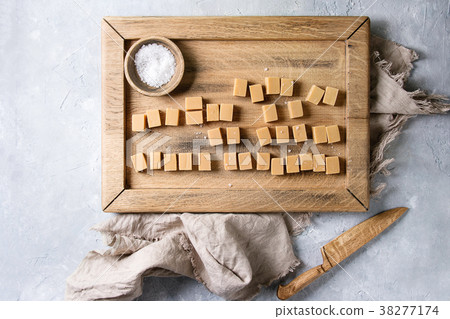 Salted caramel fudge 38277174