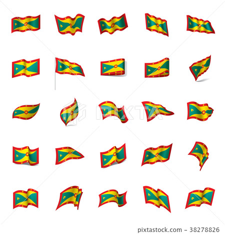 Grenada flag, vector illustration Grenada flag, vector illustration 38278826