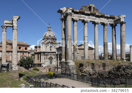 Temple of Saturn - Roman Forum - Rome - Italy 38279655