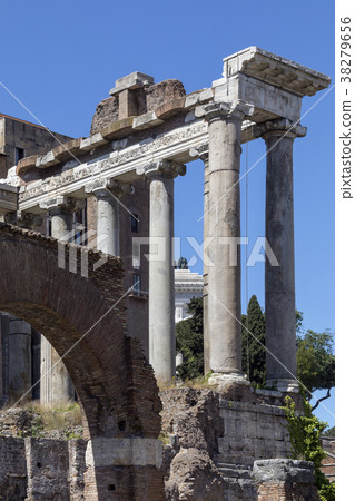 Temple of Saturn - Roman Forum - Rome - Italy Temple of Saturn - Roman Forum - Rome - Italy 38279656