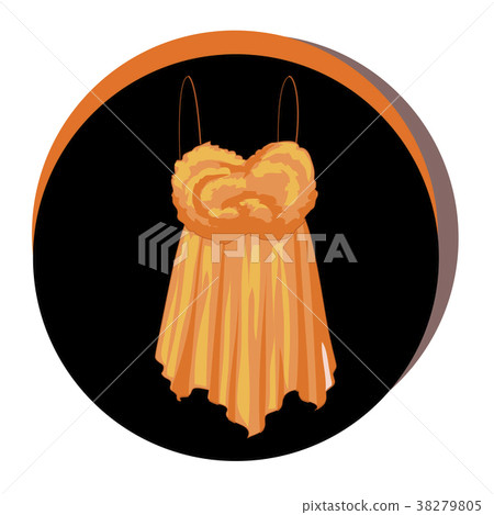 Stylish top icon. Elegant outfit. Stylish top icon. Elegant outfit. 38279805