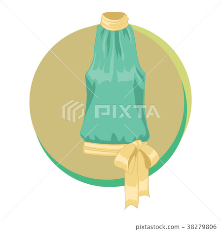 Stylish blouse icon. Elegant outfit. Stylish blouse icon. Elegant outfit. 38279806