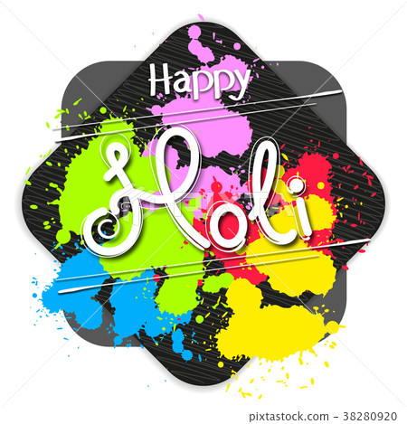 Happy Holi background Happy Holi background 38280920