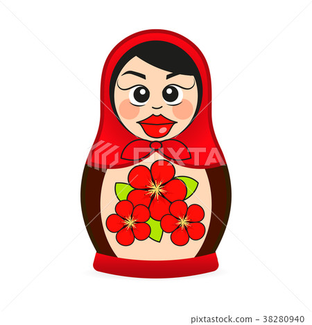 Matryoshka doll dressed in a sarafan  38280940