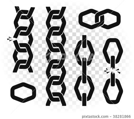 Chain vector template illustration. Vertical metal Chain vector template illustration. Vertical metal 38281866