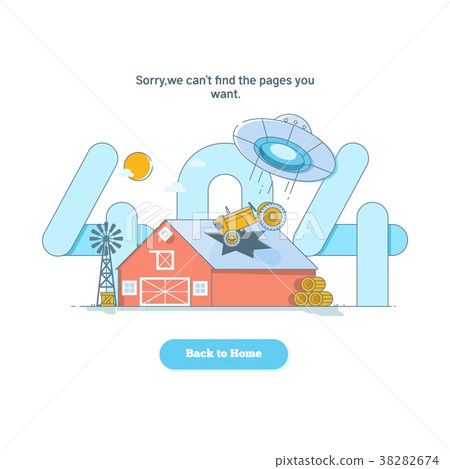 Error 404 page with road construction signs.Page 38282674