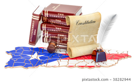 Constitution of Puerto Rico concept, 3D rendering 38282944