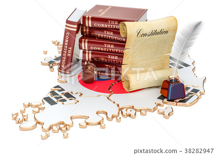 Constitution of South Korea concept, 3D rendering Constitution of South Korea concept, 3D rendering 38282947