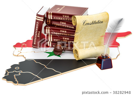 Constitution of Syria concept, 3D rendering Constitution of Syria concept, 3D rendering 38282948