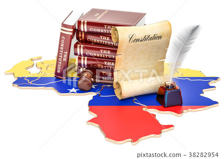 Constitution of Venezuela concept, 3D rendering 38282954