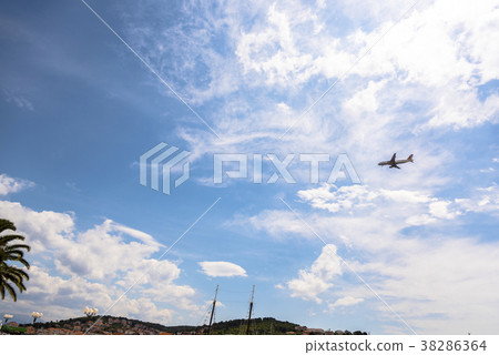 Cityscape of the plane and Trogir Cityscape of the plane and Trogir 38286364