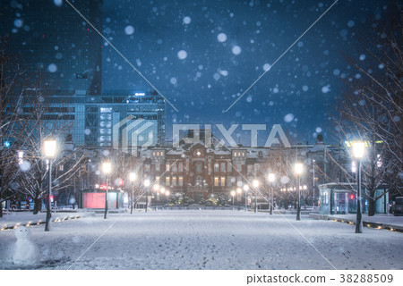東京站是2018年1月22日東京最寒冷的一天 38288509