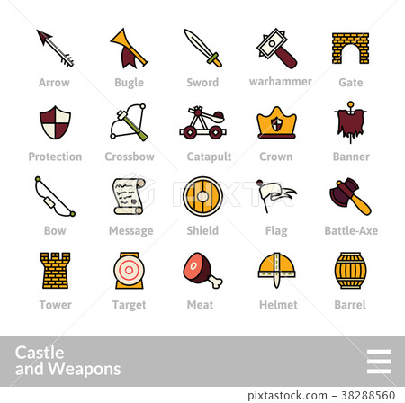 Outline icons thin flat design, modern line stroke Outline icons thin flat design, modern line stroke 38288560