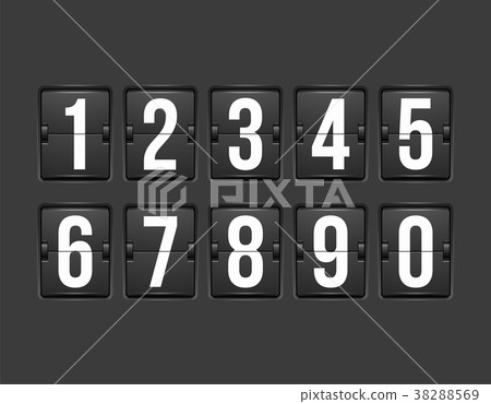 Countdown timer, white color mechanical scoreboard Countdown timer, white color mechanical scoreboard 38288569