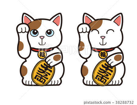 Pretty beckoning cat 38288732