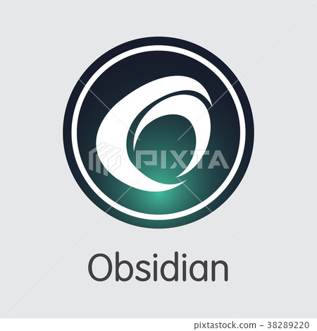 Obsidian Cryptographic Currency - Vector Coin Obsidian Cryptographic Currency - Vector Coin 38289220