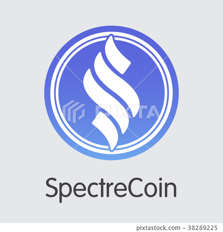 Spectrecoin Cryptocurrency - Vector Web Icon. 38289225