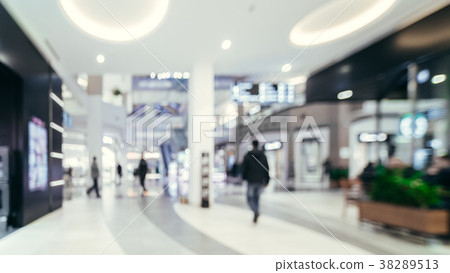 Shopping mall blur background Shopping mall blur background 38289513