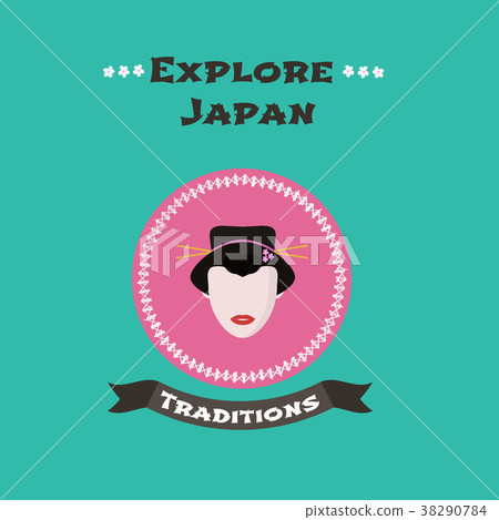 Travel to Japan concept illustration Travel to Japan concept illustration 38290784