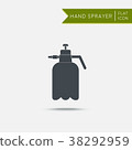 Hand sprayer icon. Aerosol symbol 38292959