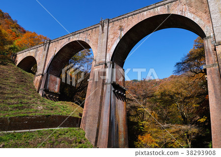 [重要文化財產]臼井3號橋（梅根橋）的紅葉 38293908
