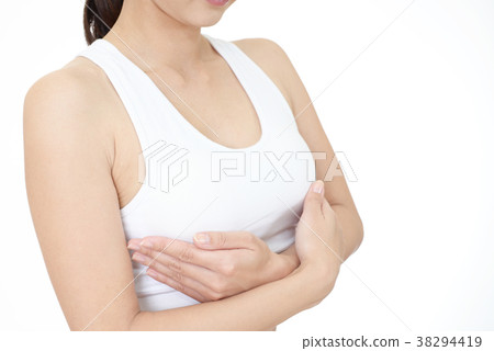 做胸部護理的女性 做胸部護理的女性 38294419