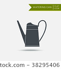 Watering can icon.  Flat. Agriculture tool 38295406