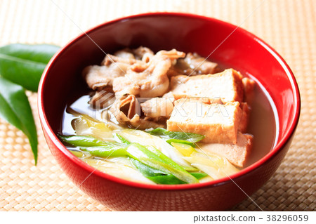 meat and tofu meat and tofu 38296059