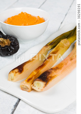 Calsots on the grill Calsots on the grill 38298191