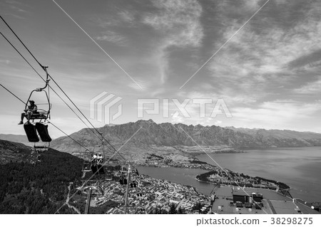 [Monochrome] View from Queenstown Observatory 38298275