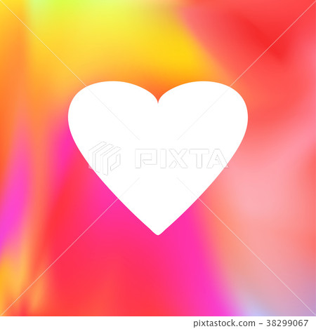 Mobile application like heart shape sign smooth Mobile application like heart shape sign smooth 38299067