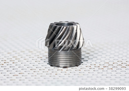 Detailed bearings set production isolated on white Detailed bearings set production isolated on white 38299093
